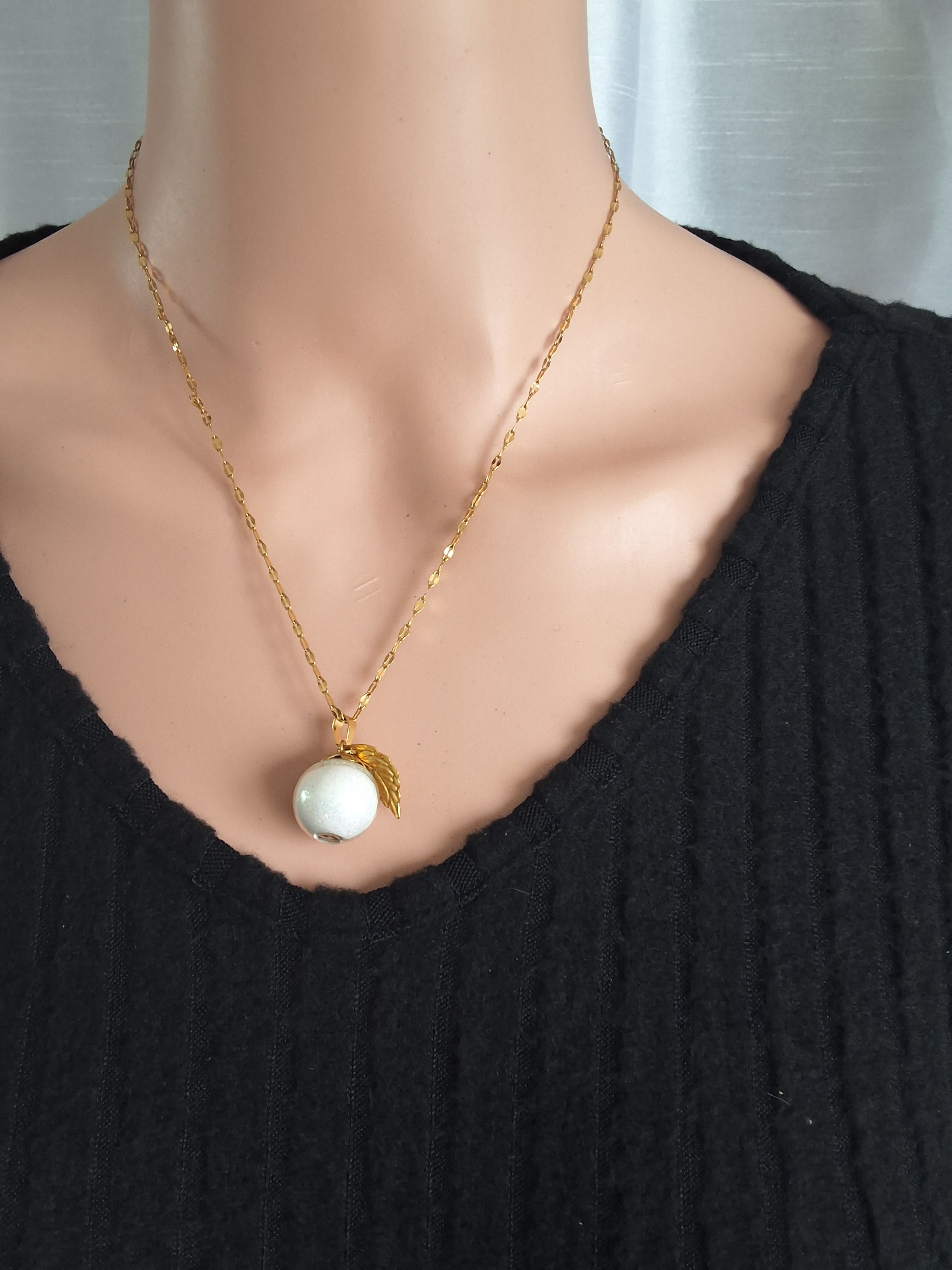 Collier Cramberry rouge