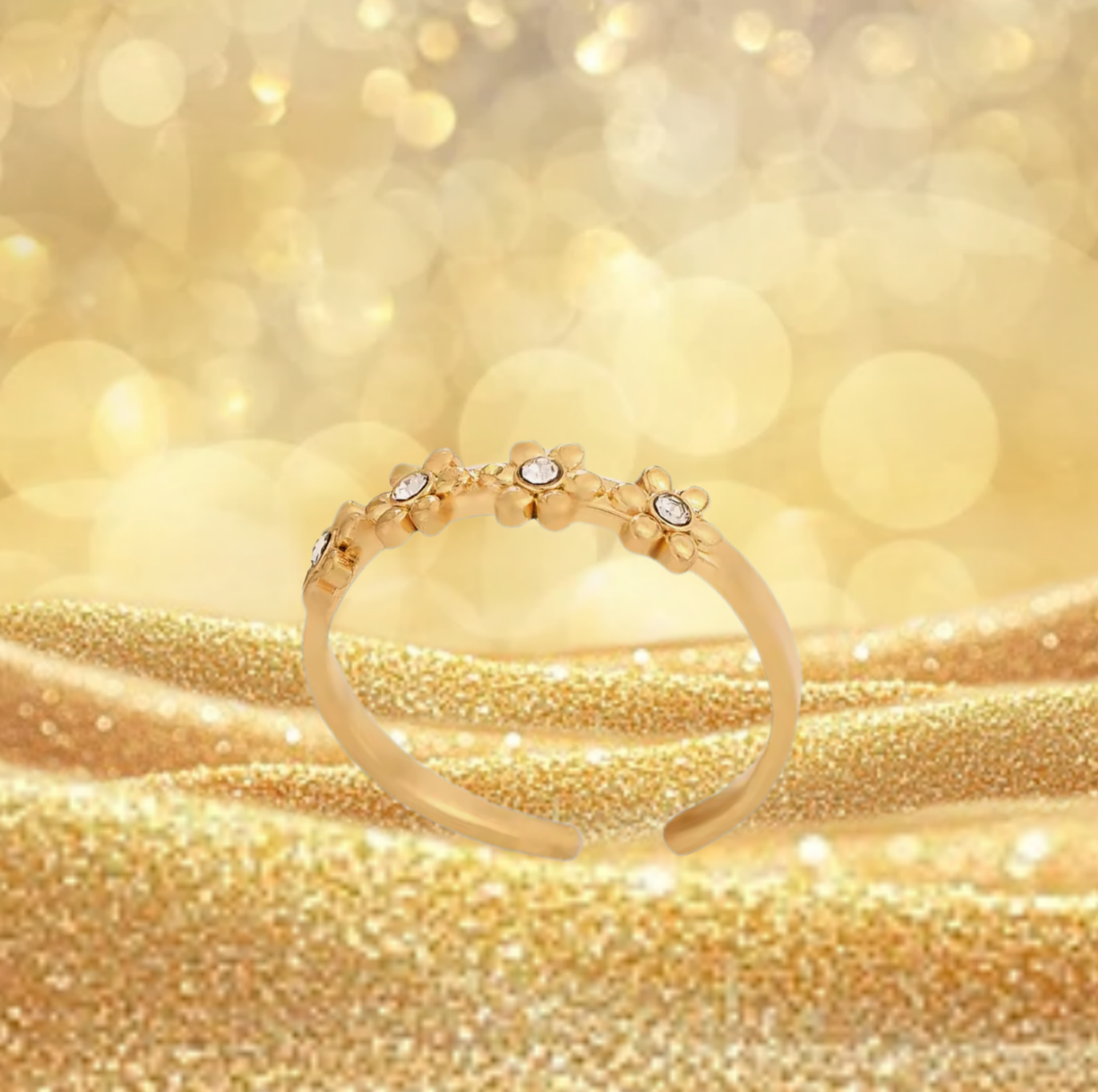 Bague 4 fleures