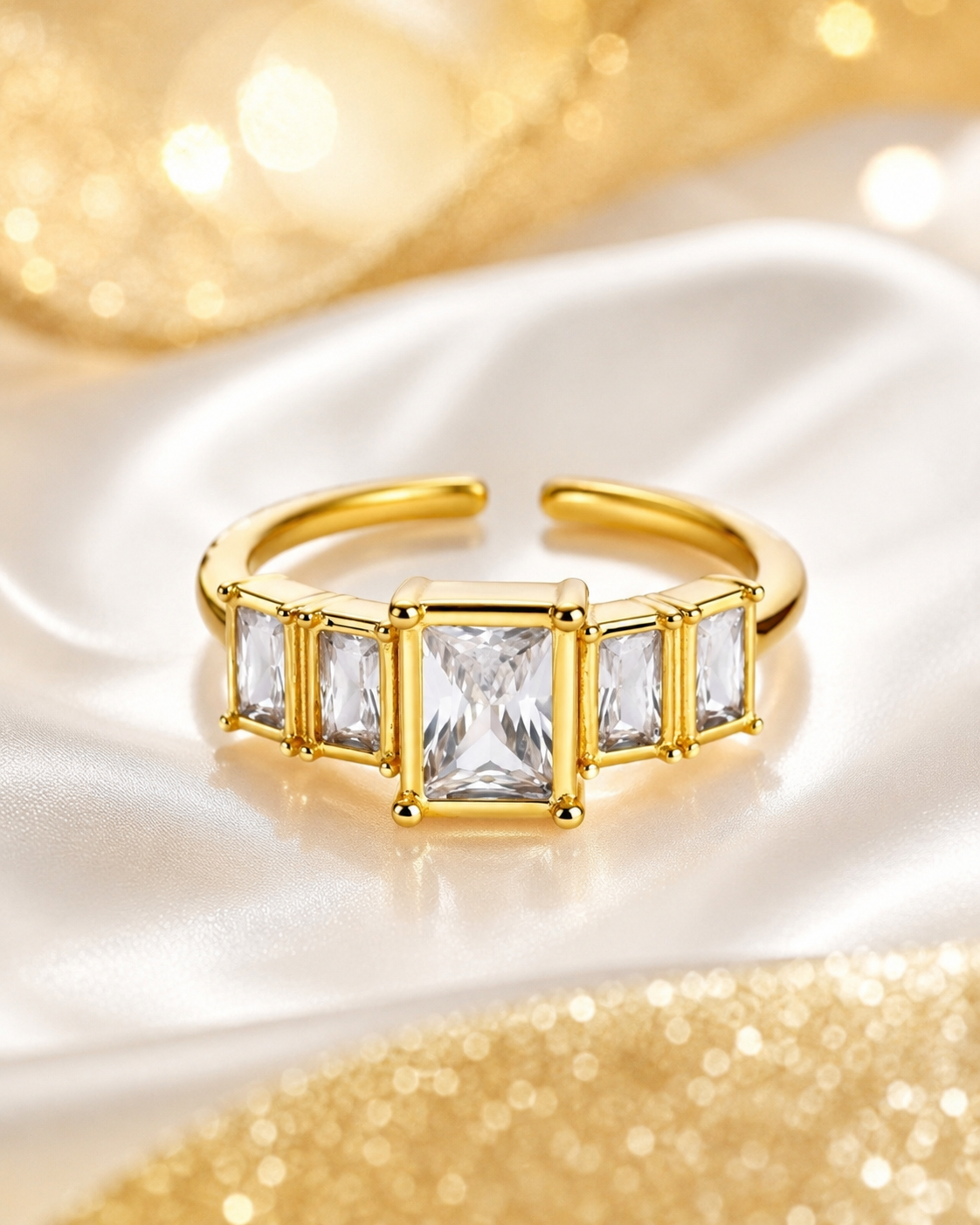 Bague 5 oxydes