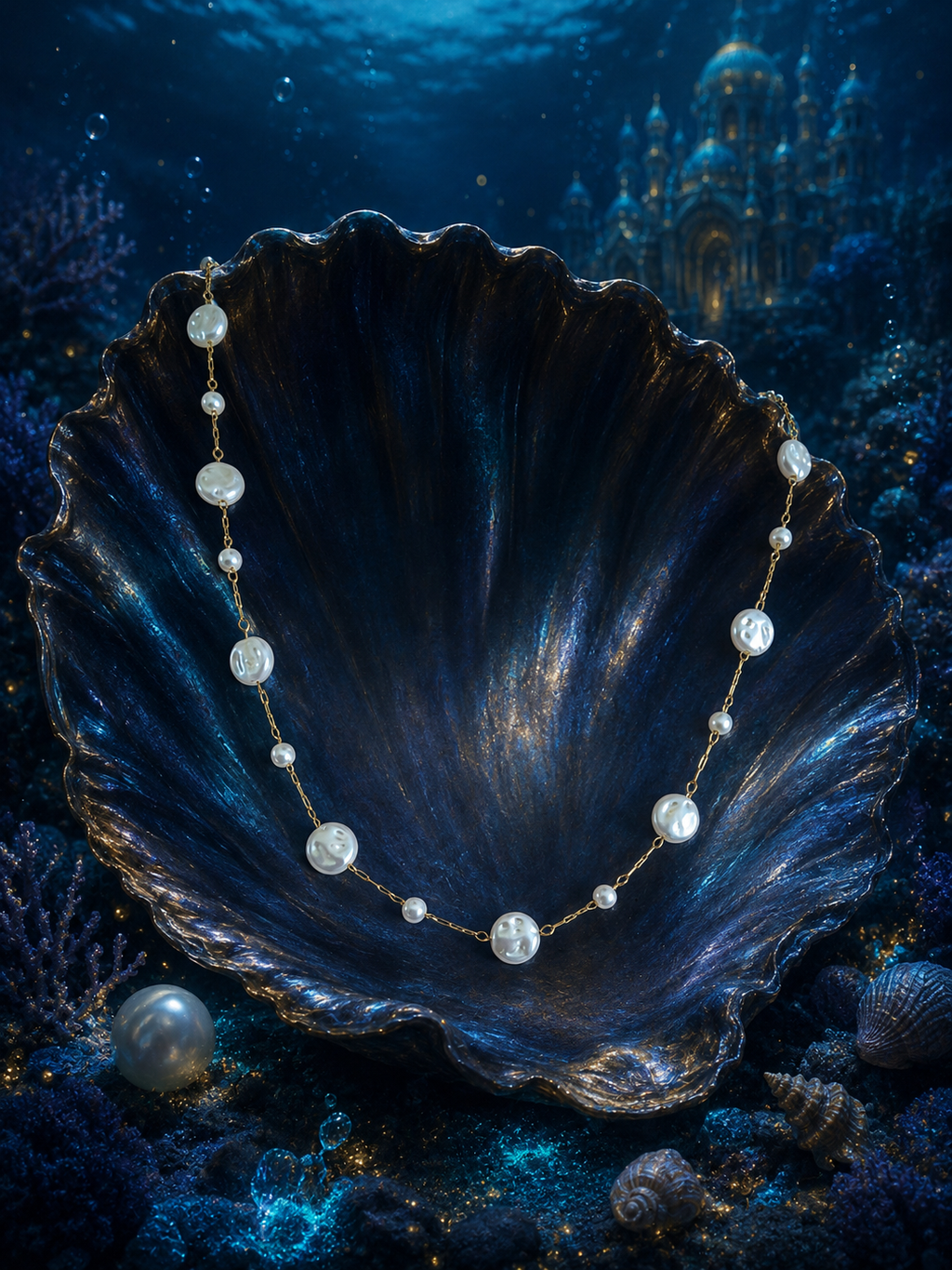 Collier Nacré — Éclats de Lune