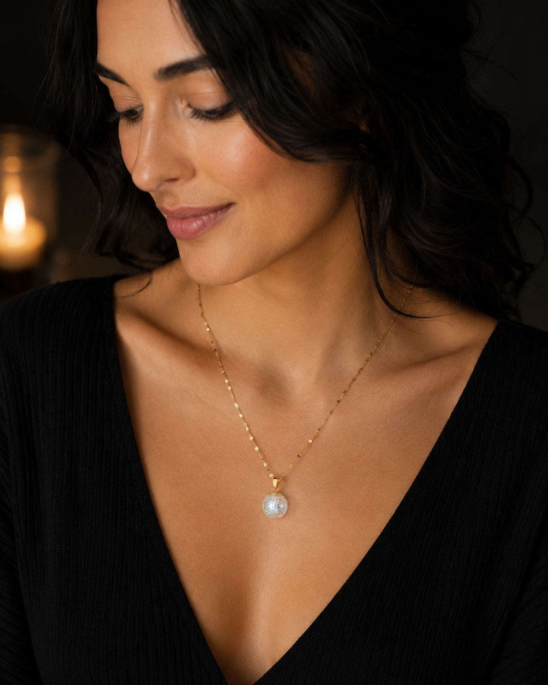 Collier prunelle or