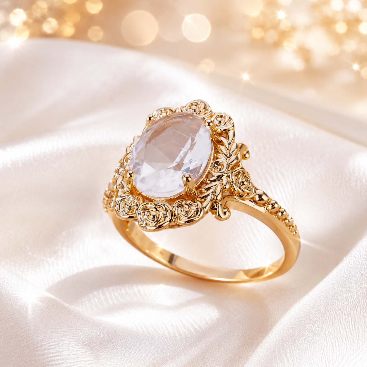 Bague rose