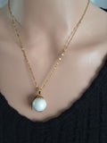 Collier grenade rouge