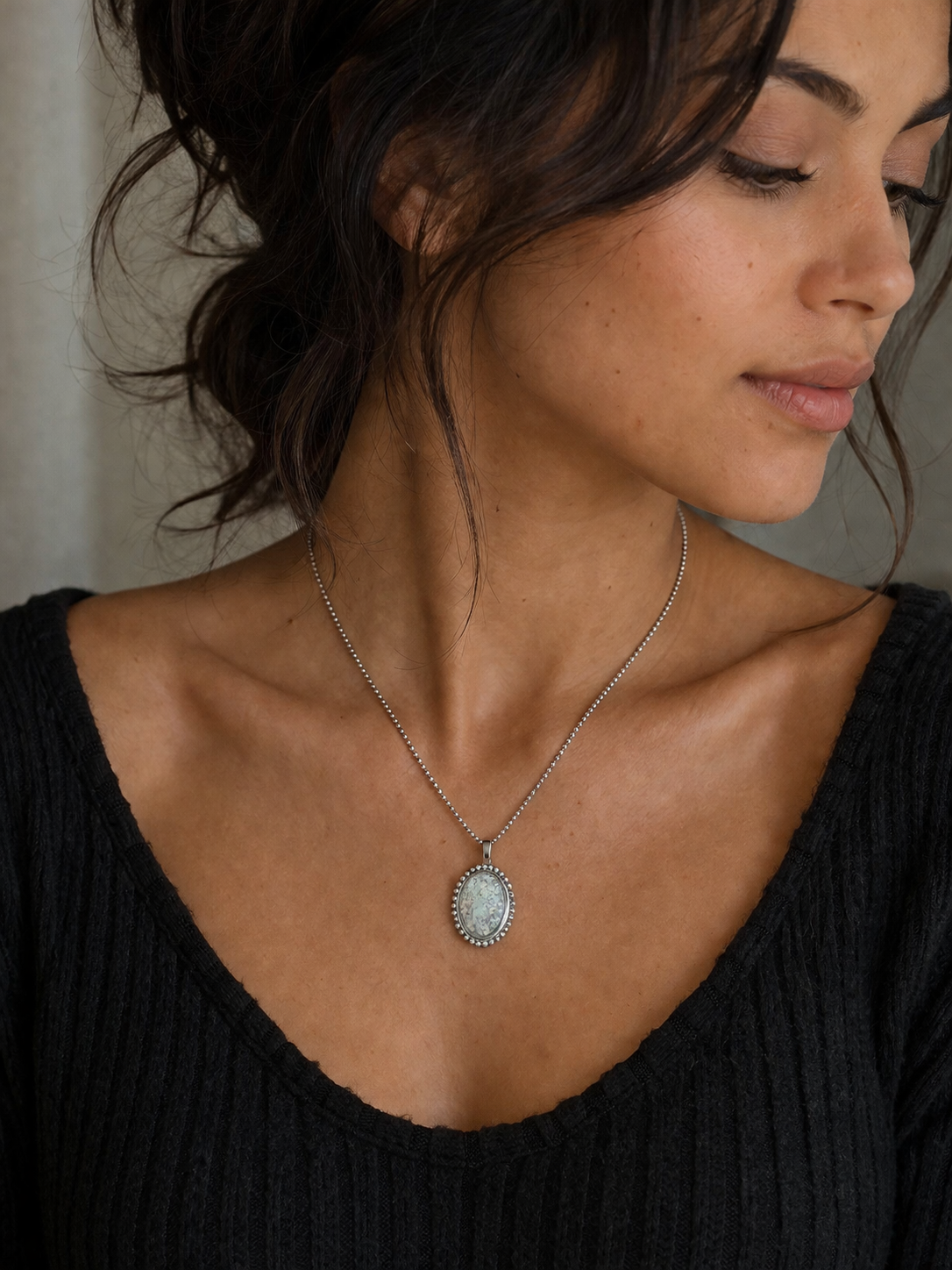 Collier fleurs