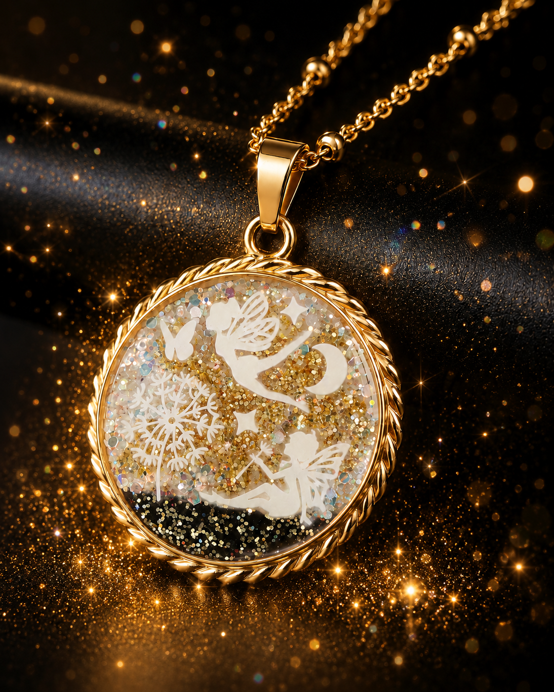 Collier de la fée planissette avec la fée mina