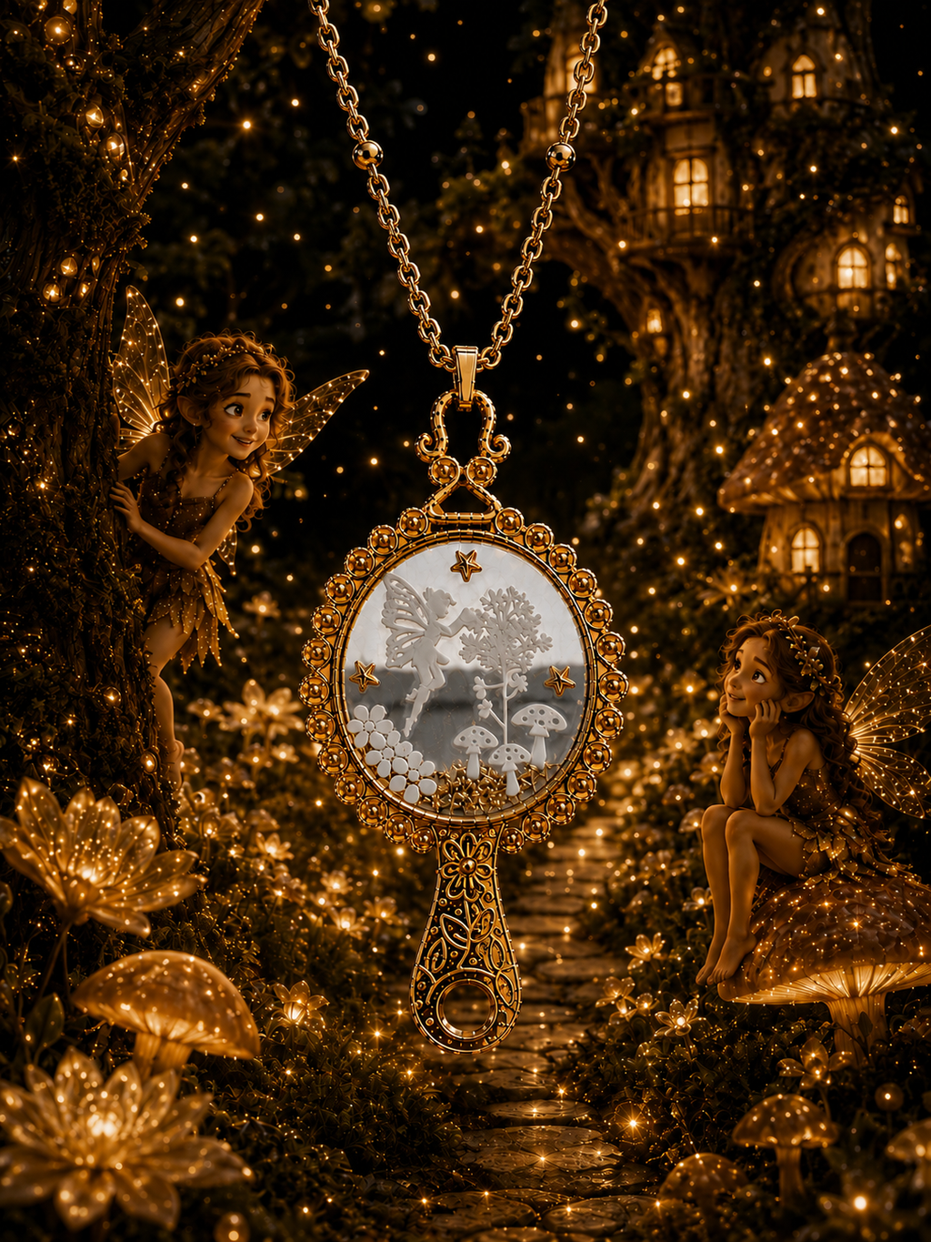 Miroir de la Fée Shany — voyage champêtre