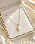 Collier prune rouge