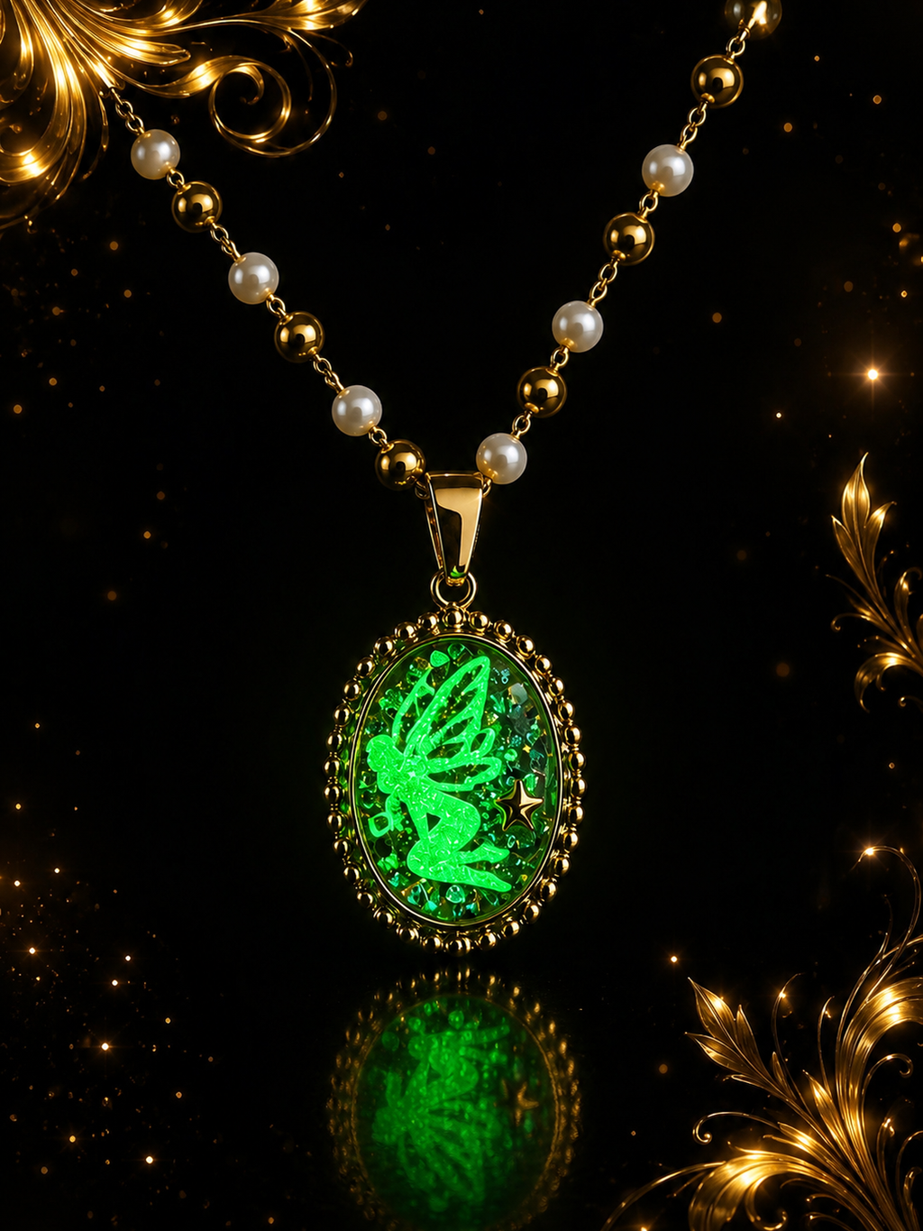 Collier Stellia – Fée lumineuse aux petites perles blanches